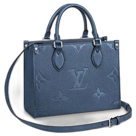 lv navy blue bag|louis vuitton blue leather bag.